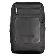 Piquadro Black Recycled Polyethylene Men Shoulder Bag -   -  Piquadro.