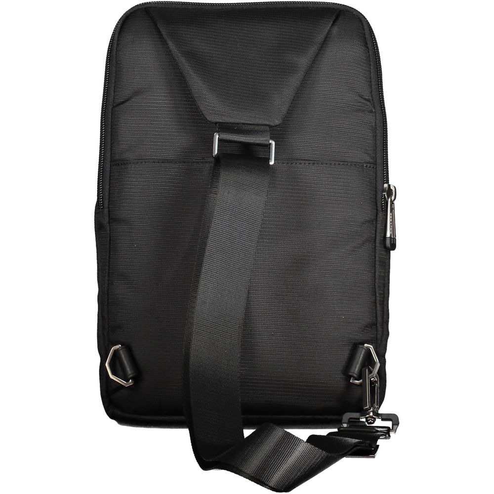 Piquadro Black Recycled Polyethylene Men Shoulder Bag -   -  Piquadro.