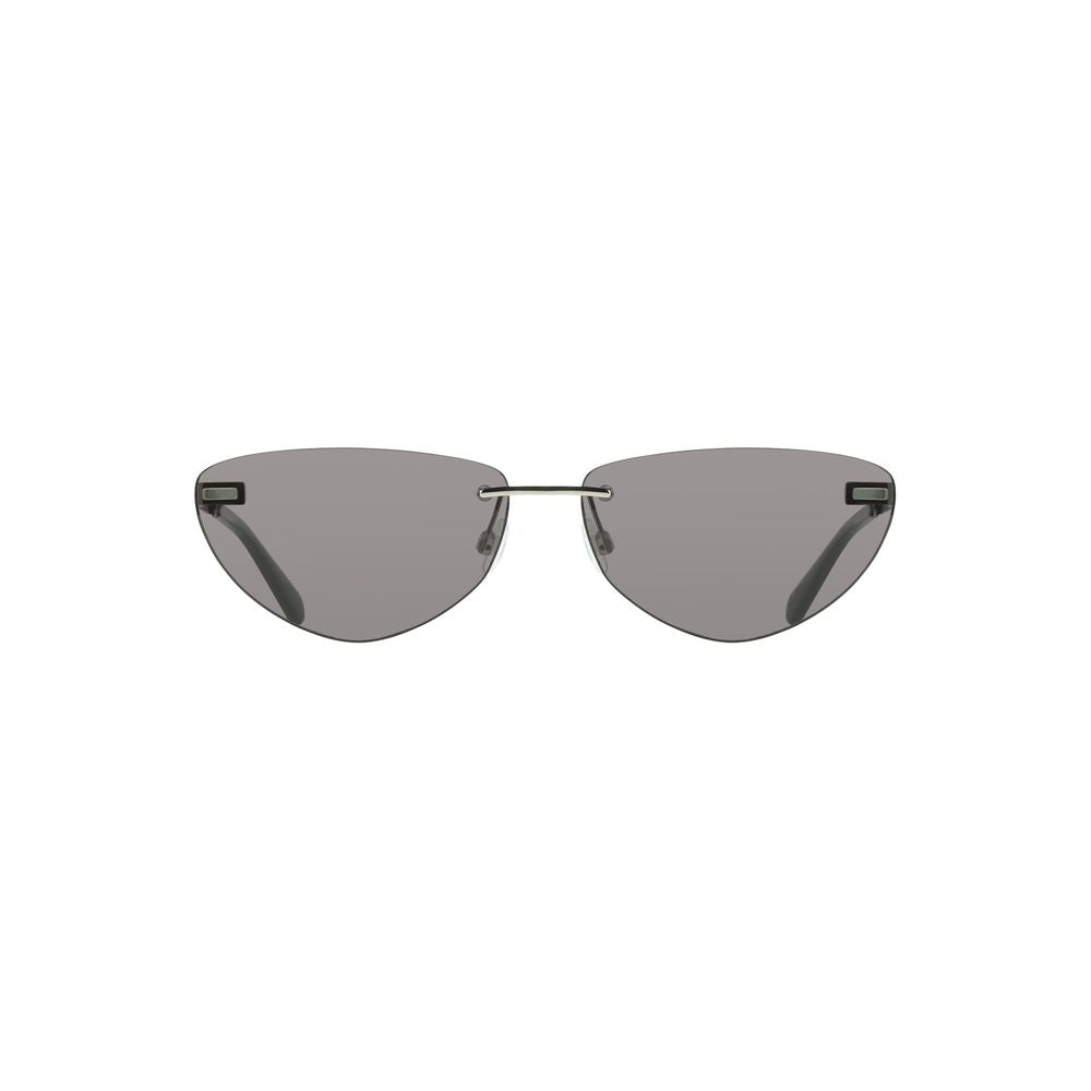 Calvin Klein Black Metal Women Sunglass -   -  Calvin Klein.