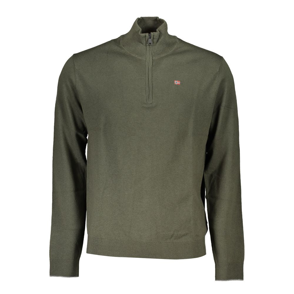 Napapijri Green Fabric Men Sweater -   -  Napapijri.