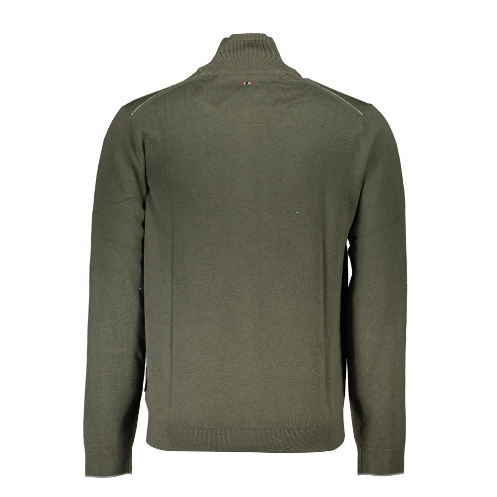Napapijri Green Fabric Men Sweater -   -  Napapijri.