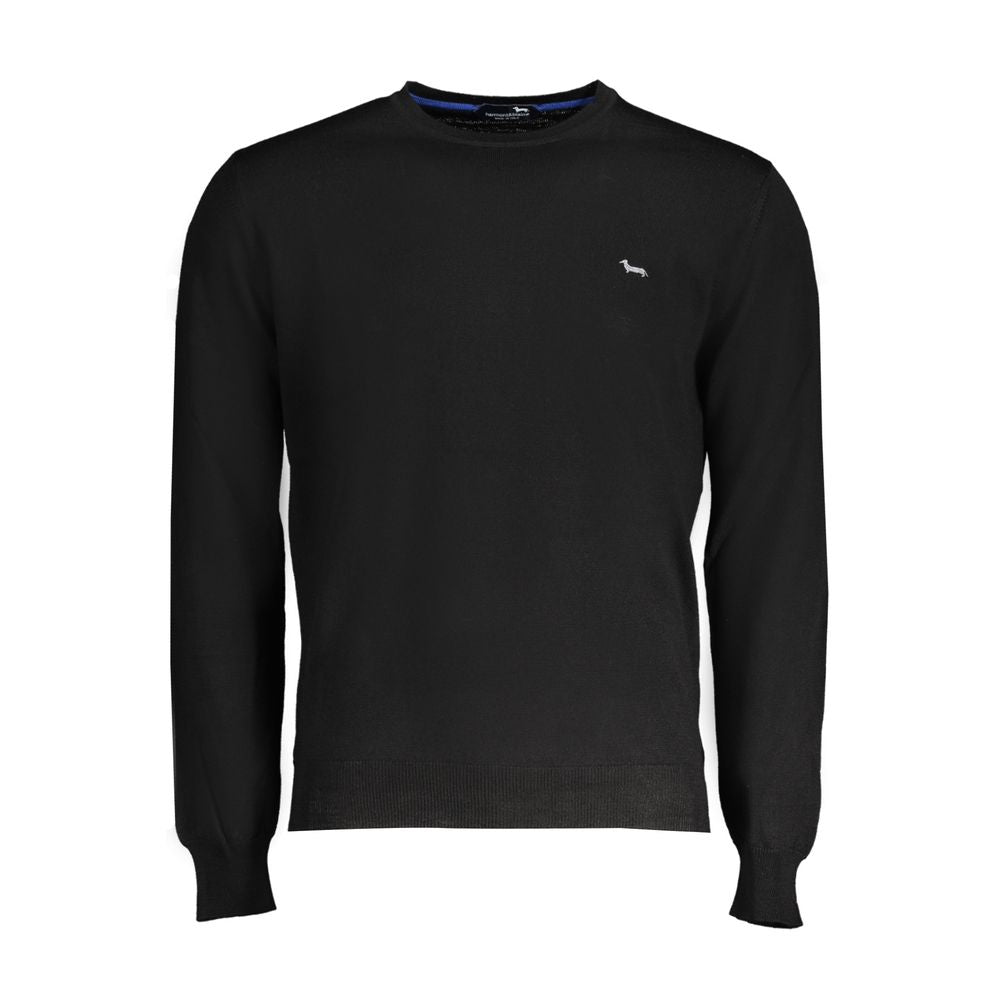 Harmont & Blaine Black Wool Sweater -   -  Harmont & Blaine.