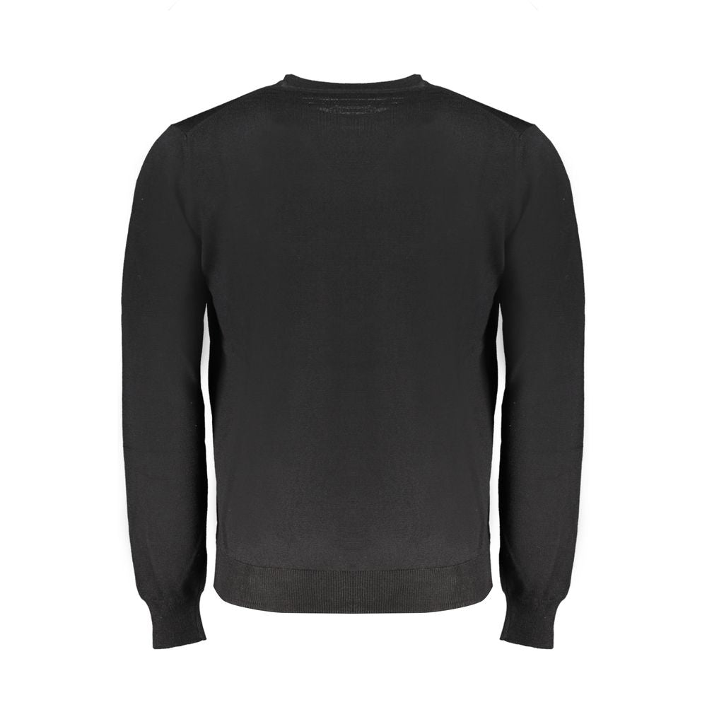 Harmont & Blaine Black Wool Sweater -   -  Harmont & Blaine.