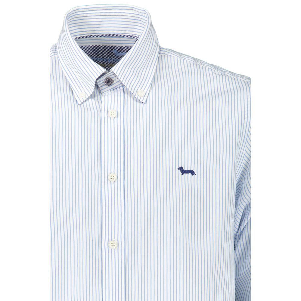 Harmont & Blaine Light Blue Cotton Men Shirt -   -  Harmont & Blaine.