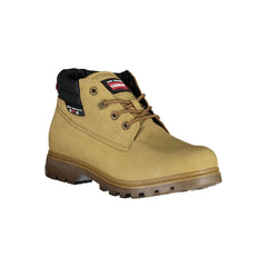 Carrera Beige Lace-Up Boots with Contrast Details -   -  Carrera.