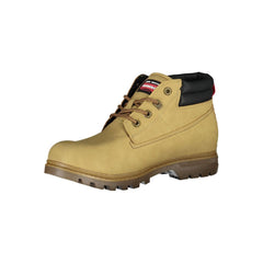 Carrera Beige Lace-Up Boots with Contrast Details -   -  Carrera.