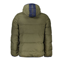 La Martina Elegant Green Hooded Jacket with Contrast Details -   -  La Martina.