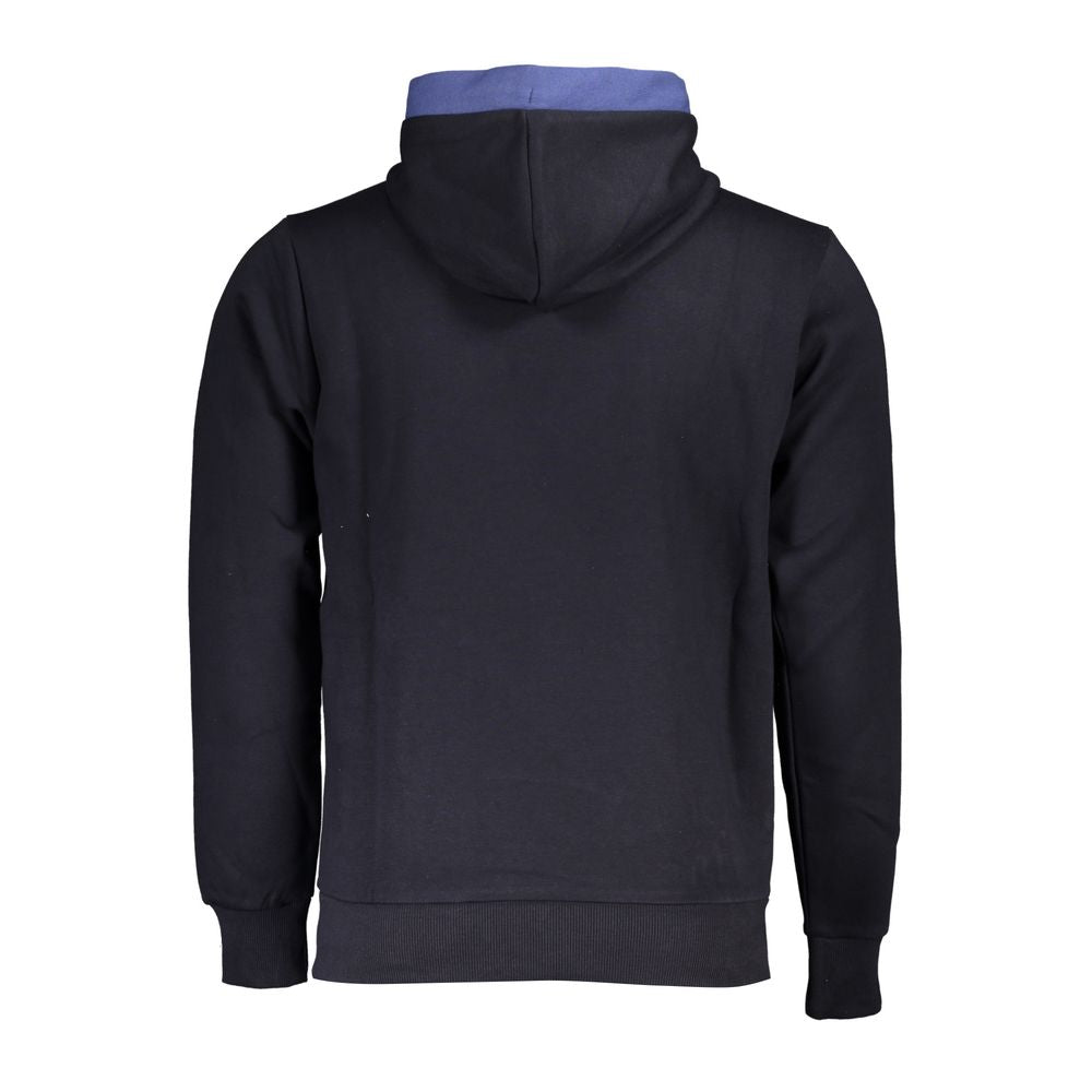 U.S. Grand Polo Classic Blue Contrast Hooded Sweatshirt -   -  U.S. Grand Polo.
