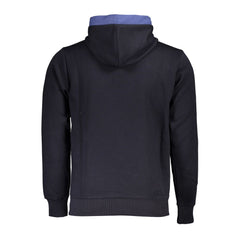 U.S. Grand Polo Classic Blue Contrast Hooded Sweatshirt -   -  U.S. Grand Polo.