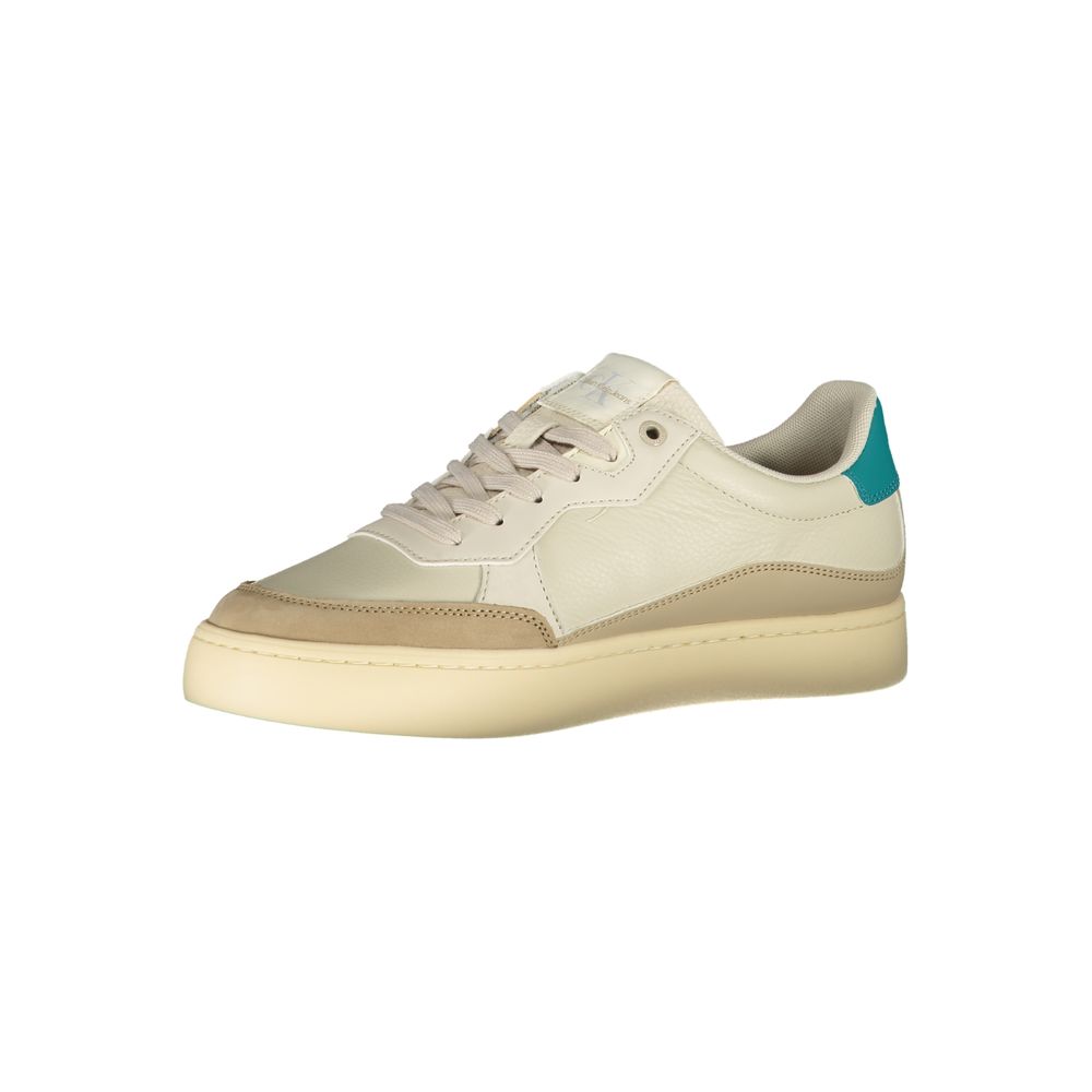 Calvin Klein Beige Polyester Sneaker -   -  Calvin Klein.