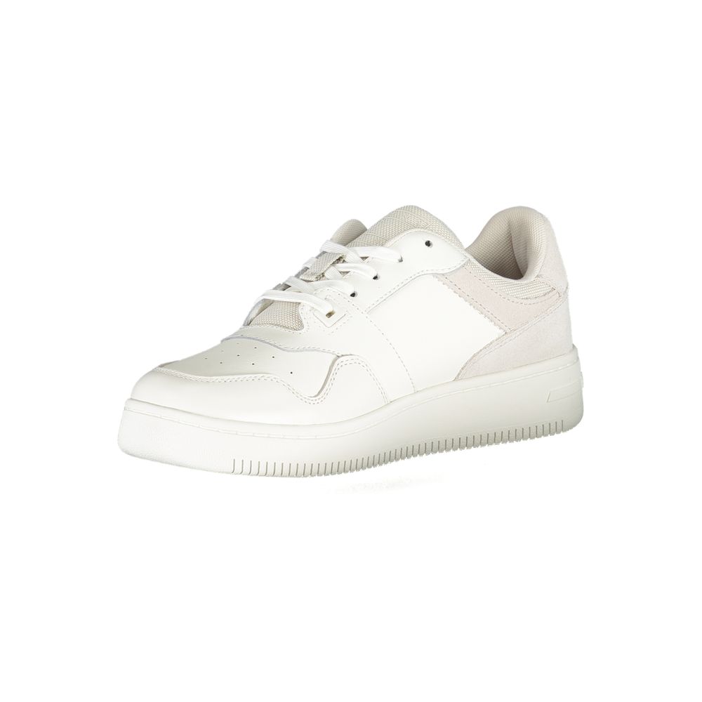 Tommy Hilfiger White Polyester Sneaker -   -  Tommy Hilfiger.