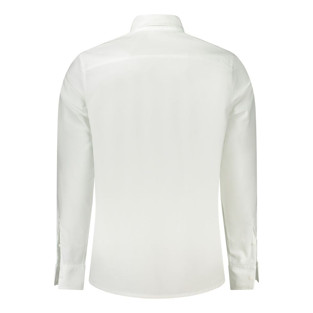 Calvin Klein White Cotton Men Shirt -   -  Calvin Klein.