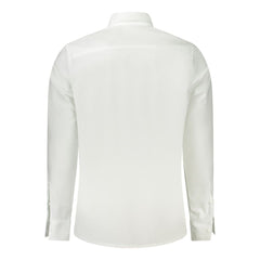 Calvin Klein White Cotton Men Shirt -   -  Calvin Klein.