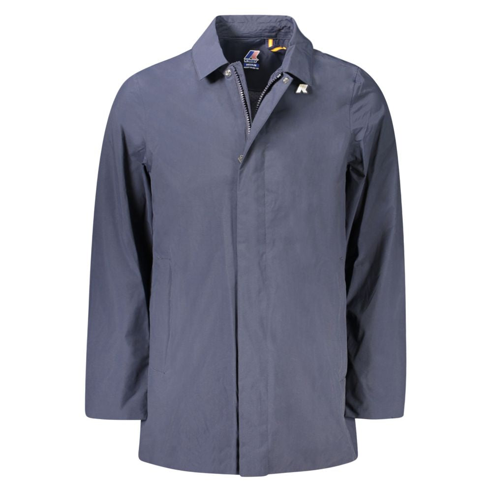 K-WAY Blue Polyamide Men Jacket -   -  K-WAY.