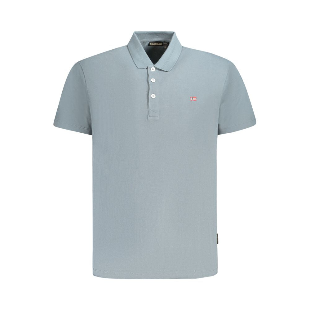 Napapijri Brown Cotton Men Polo Shirt -   -  Napapijri.