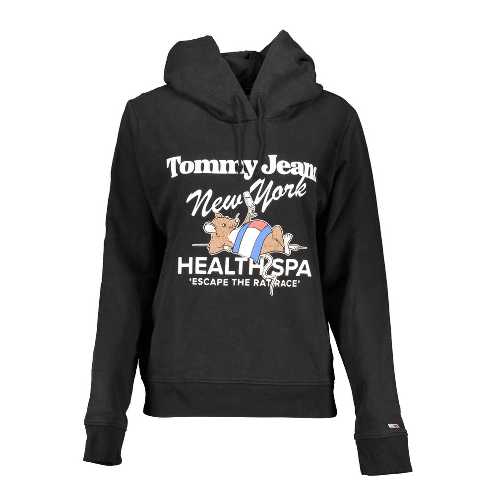 Tommy Hilfiger Black Cotton Women Hoodie -   -  Tommy Hilfiger.