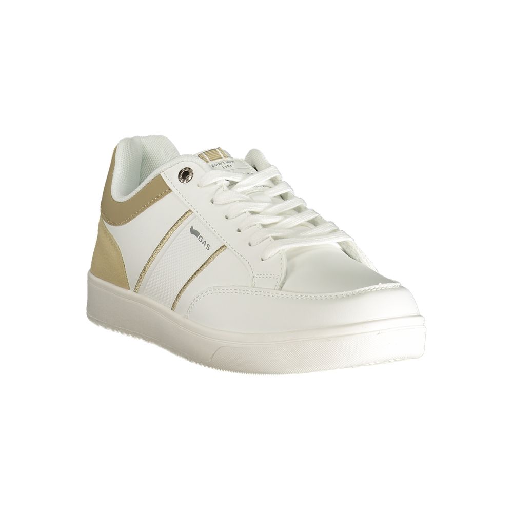Gas White Polyester Men Sneaker -   -  Gas.