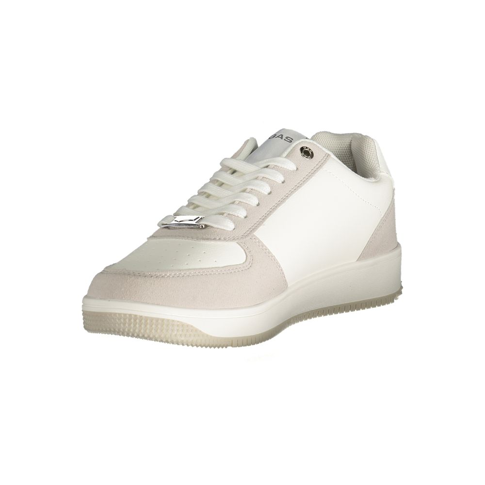 Gas White Polyester Men Sneaker -   -  Gas.