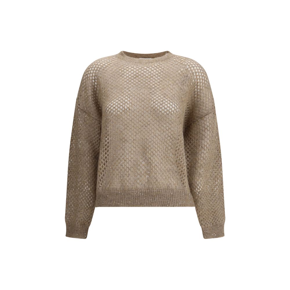 Brunello Cucinelli Perforated Sweater -   -  Brunello Cucinelli.
