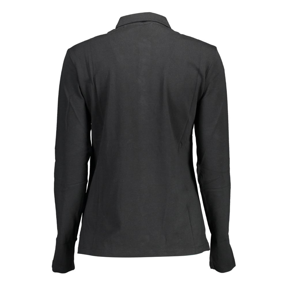 U.S. POLO ASSN. Black Cotton Women Polo Shirt -   -  U.S. POLO ASSN..