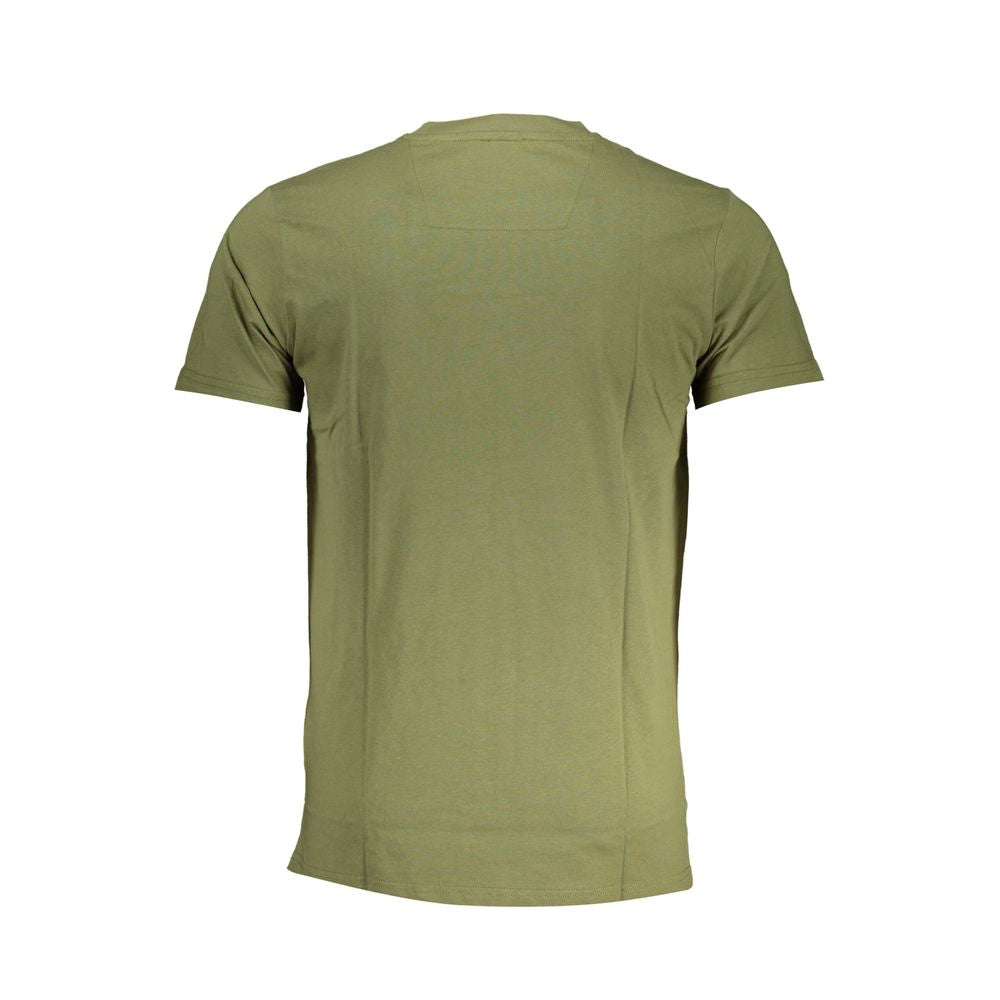 Cavalli Class Green Cotton T-Shirt -   -  Cavalli Class.