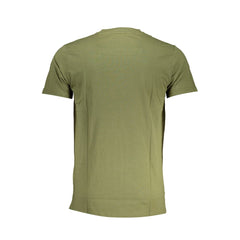 Cavalli Class Green Cotton T-Shirt -   -  Cavalli Class.