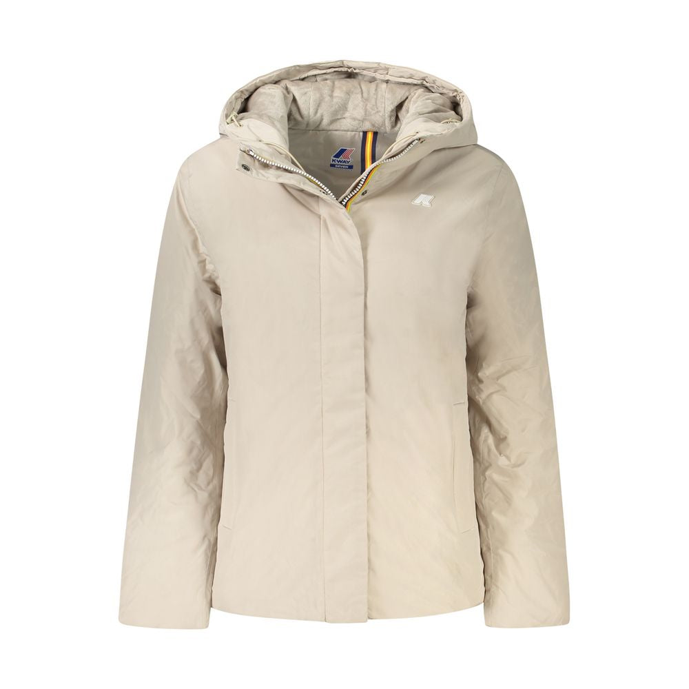 K-WAY Beige Polyamide Women Jacket -   -  K-WAY.