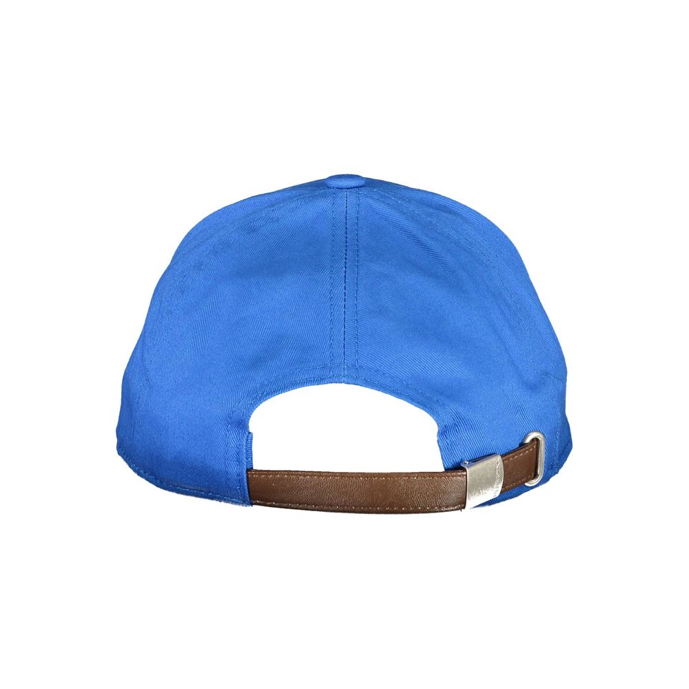 La Martina Blue Cotton Men Cap -   -  La Martina.