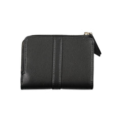 Tommy Hilfiger Sleek Black Zip Wallet with Coin Purse -   -  Tommy Hilfiger.