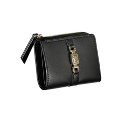 Tommy Hilfiger Sleek Black Zip Wallet with Coin Purse -   -  Tommy Hilfiger.