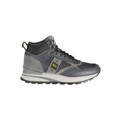 Blauer Blue Leather Men Sneaker -   -  Blauer.