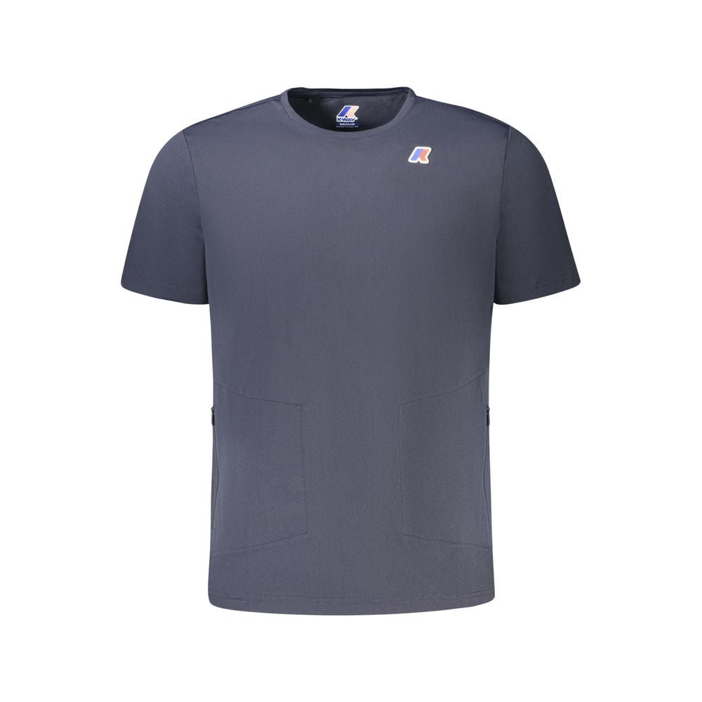 K-WAY Blue Polyester Men T-Shirt -   -  K-WAY.
