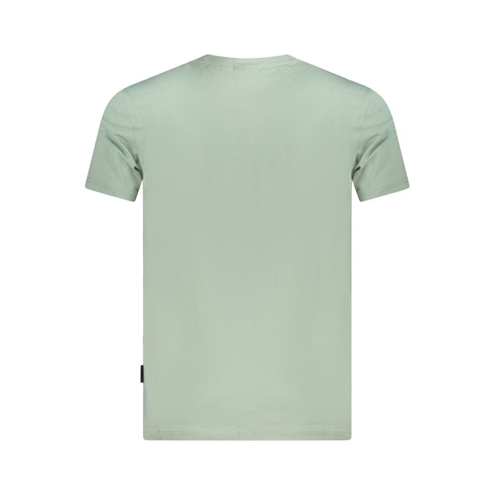 Napapijri Green Cotton Men T-Shirt -   -  Napapijri.