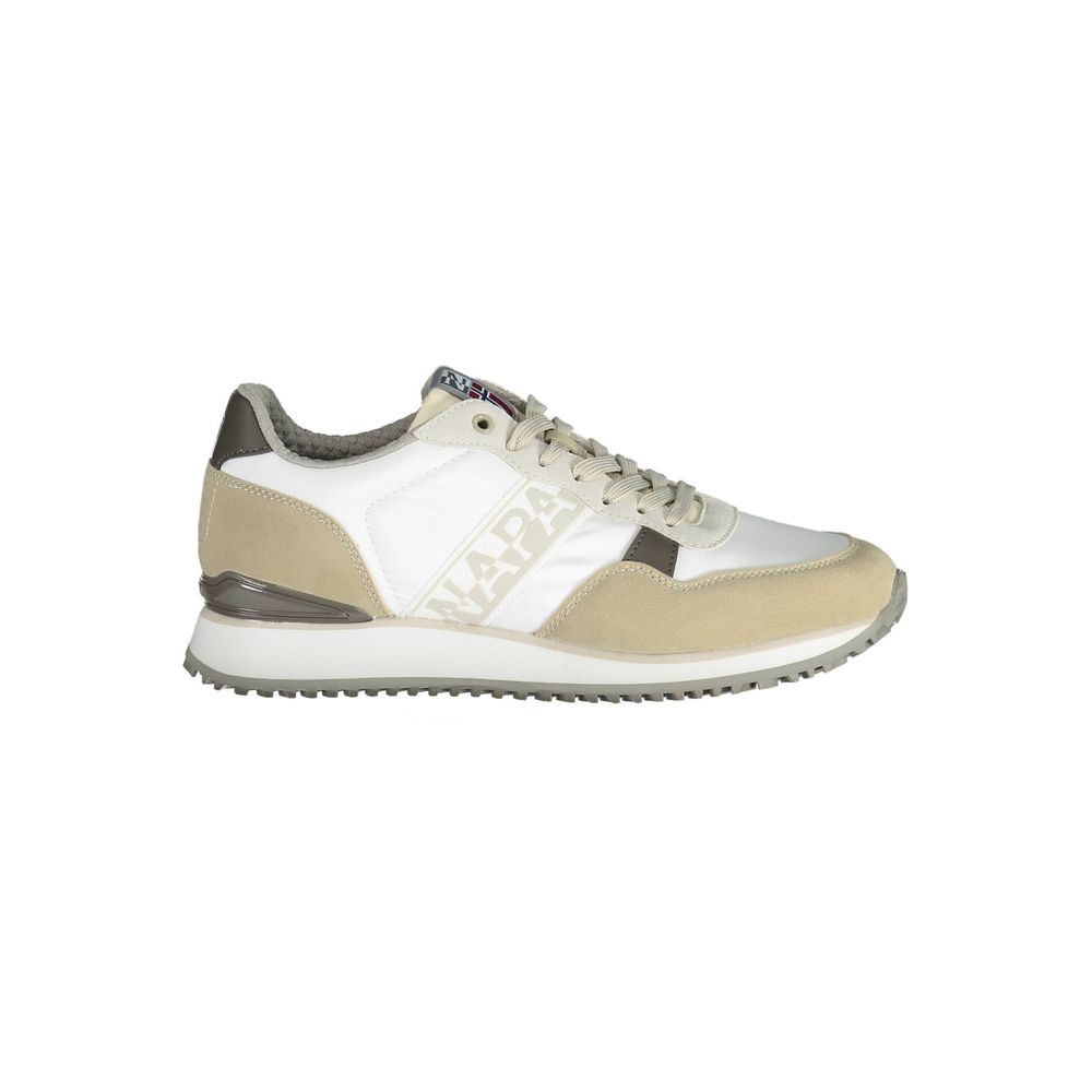 Napapijri White Polyester Men Sneaker -   -  Napapijri.