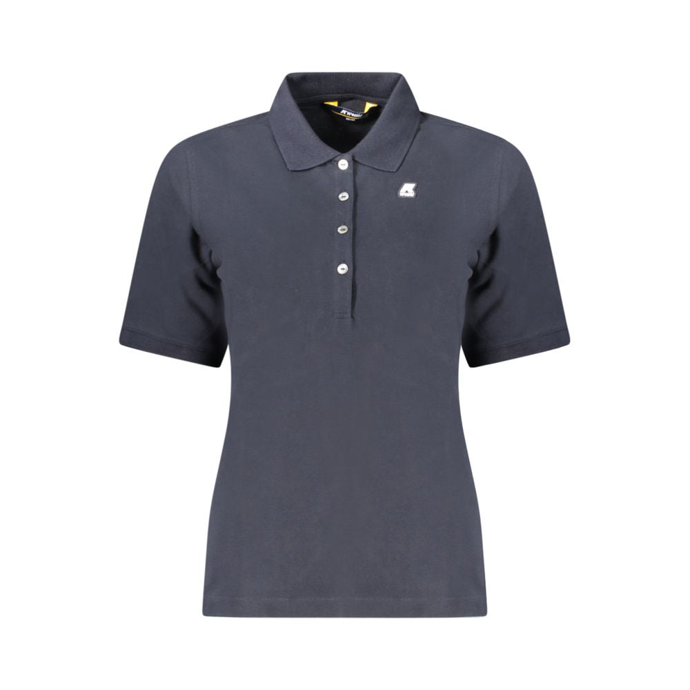 K-WAY Blue Cotton Women Polo Shirt -   -  K-WAY.