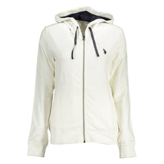 U.S. POLO ASSN. White Cotton Women Sweater -   -  U.S. POLO ASSN..