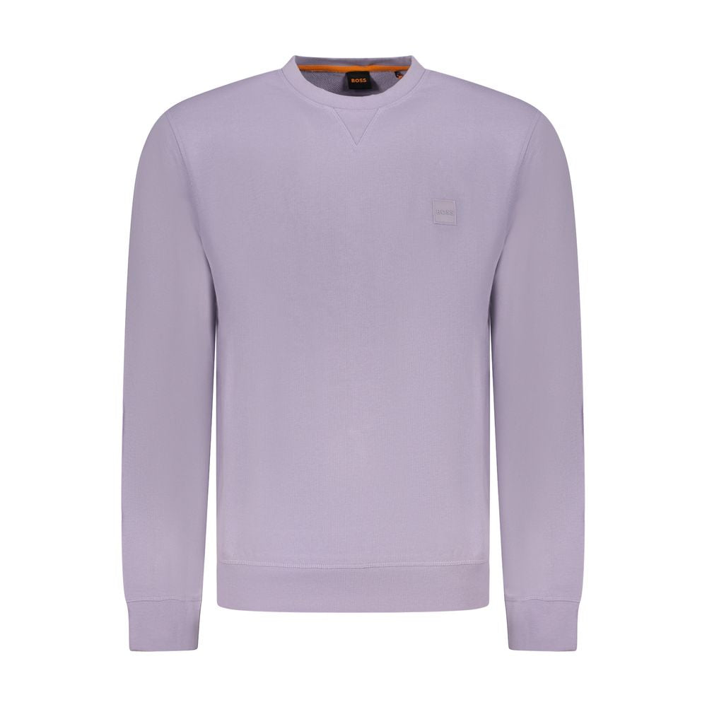 Hugo Boss Purple Cotton Sweater -   -  Hugo Boss.