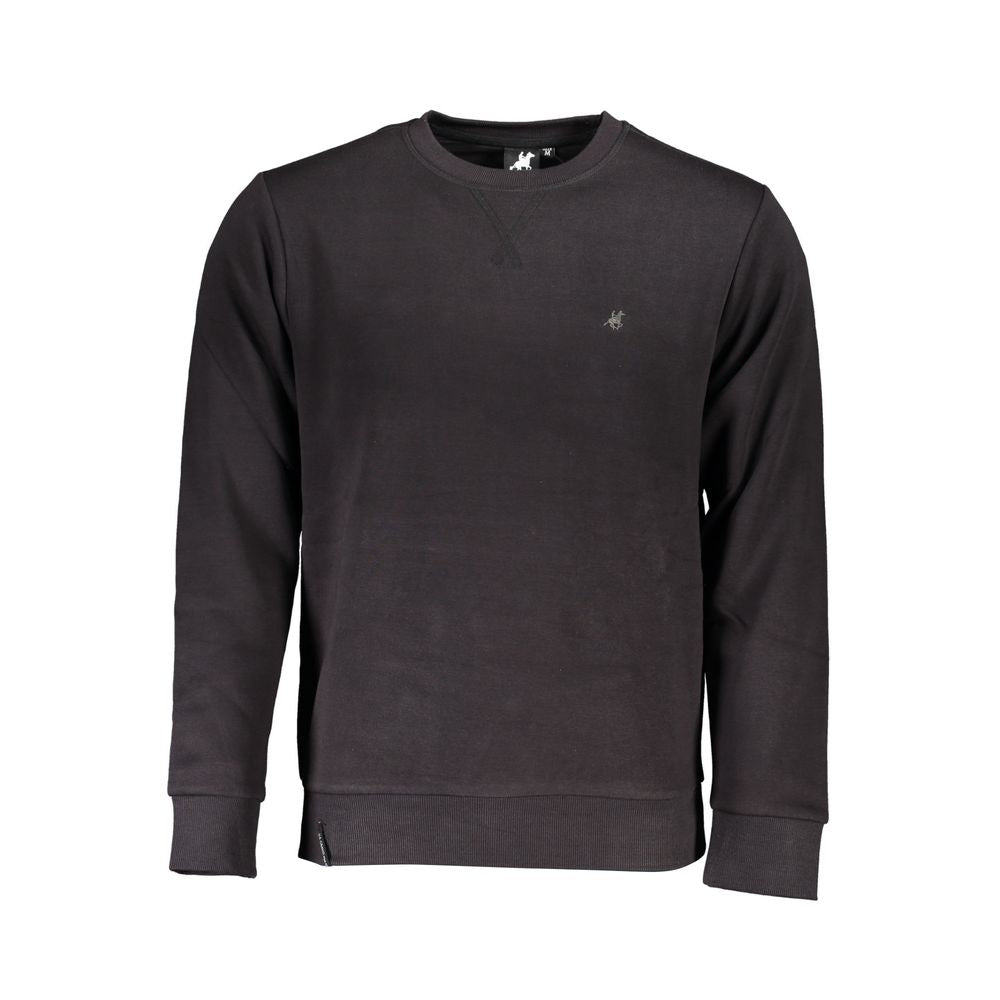 U.S. Grand Polo Black Cotton Sweater -   -  U.S. Grand Polo.