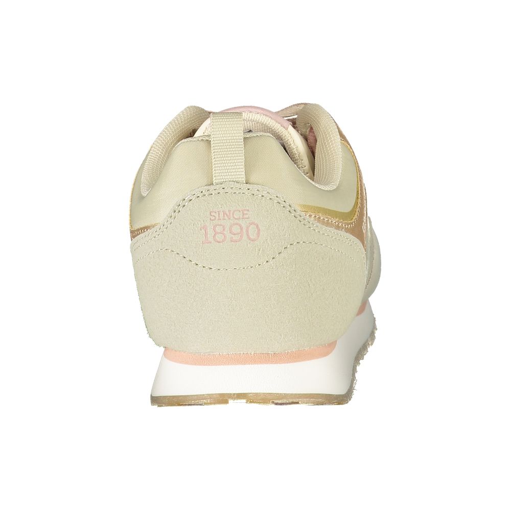 U.S. POLO ASSN. Beige Polyester Sneaker -   -  U.S. POLO ASSN..