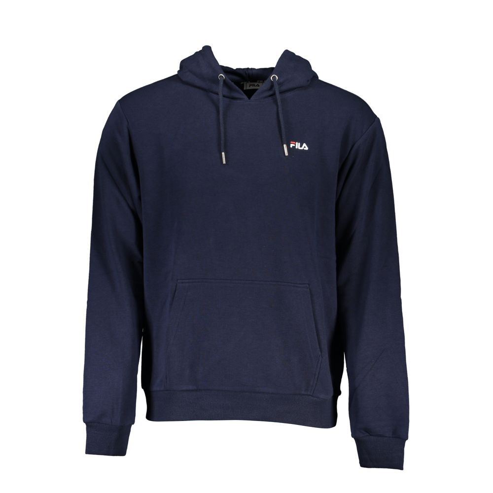 Fila Blue Cotton Blend Hooded Sweatshirt -   -  Fila.