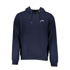 Fila Blue Cotton Blend Hooded Sweatshirt -   -  Fila.
