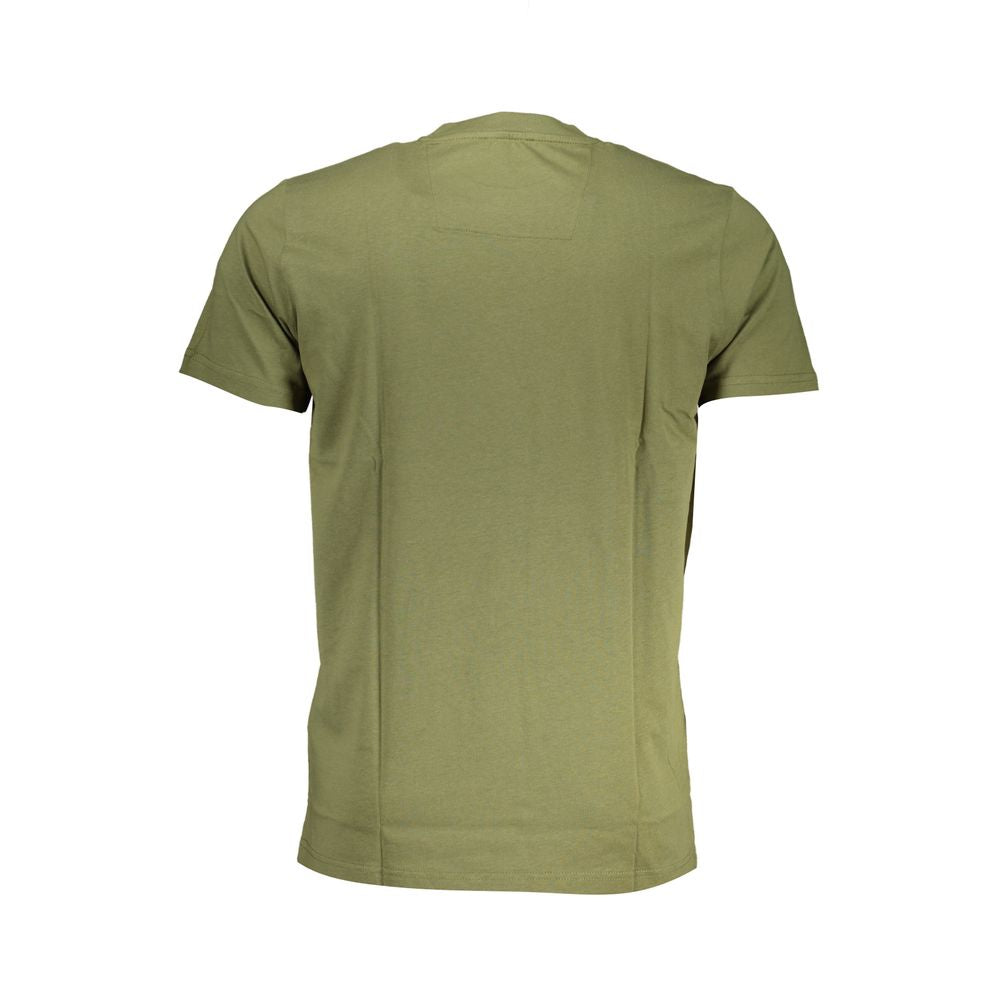 Cavalli Class Green Cotton T-Shirt -   -  Cavalli Class.