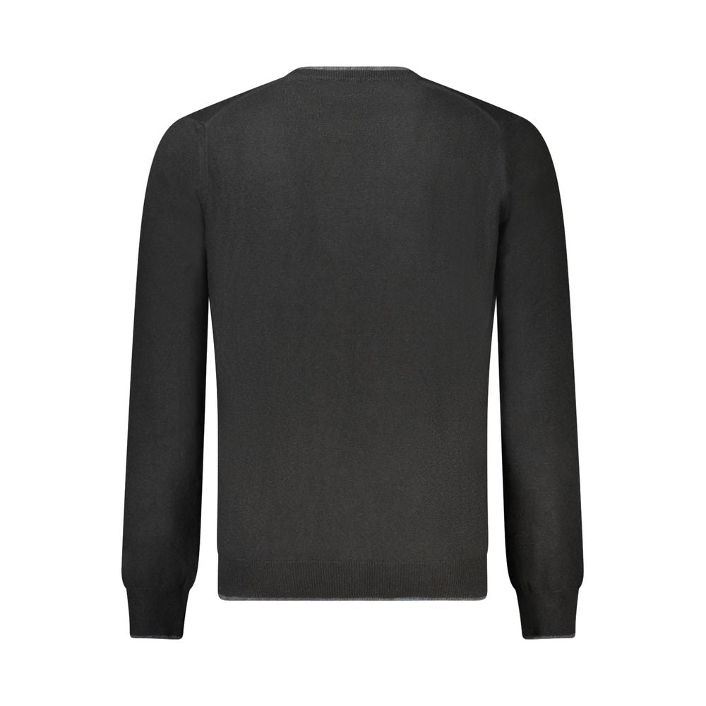North Sails Black Wool Men Sweater -   -  North Sails.