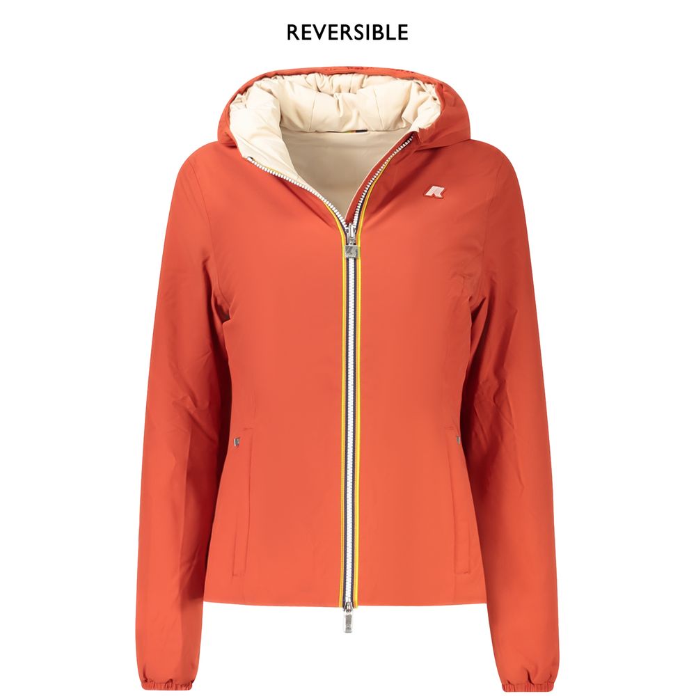 K-WAY Red Nylon Women Jacket -   -  K-WAY.