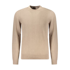 Hugo Boss Beige Cotton Men Sweater -   -  Hugo Boss.