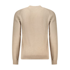 Hugo Boss Beige Cotton Men Sweater -   -  Hugo Boss.