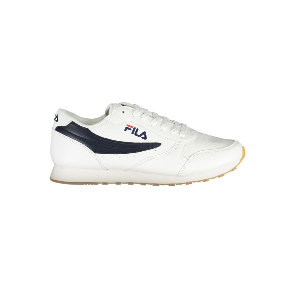Fila Sleek White Sneakers with Contrasting Accents -   -  Fila.