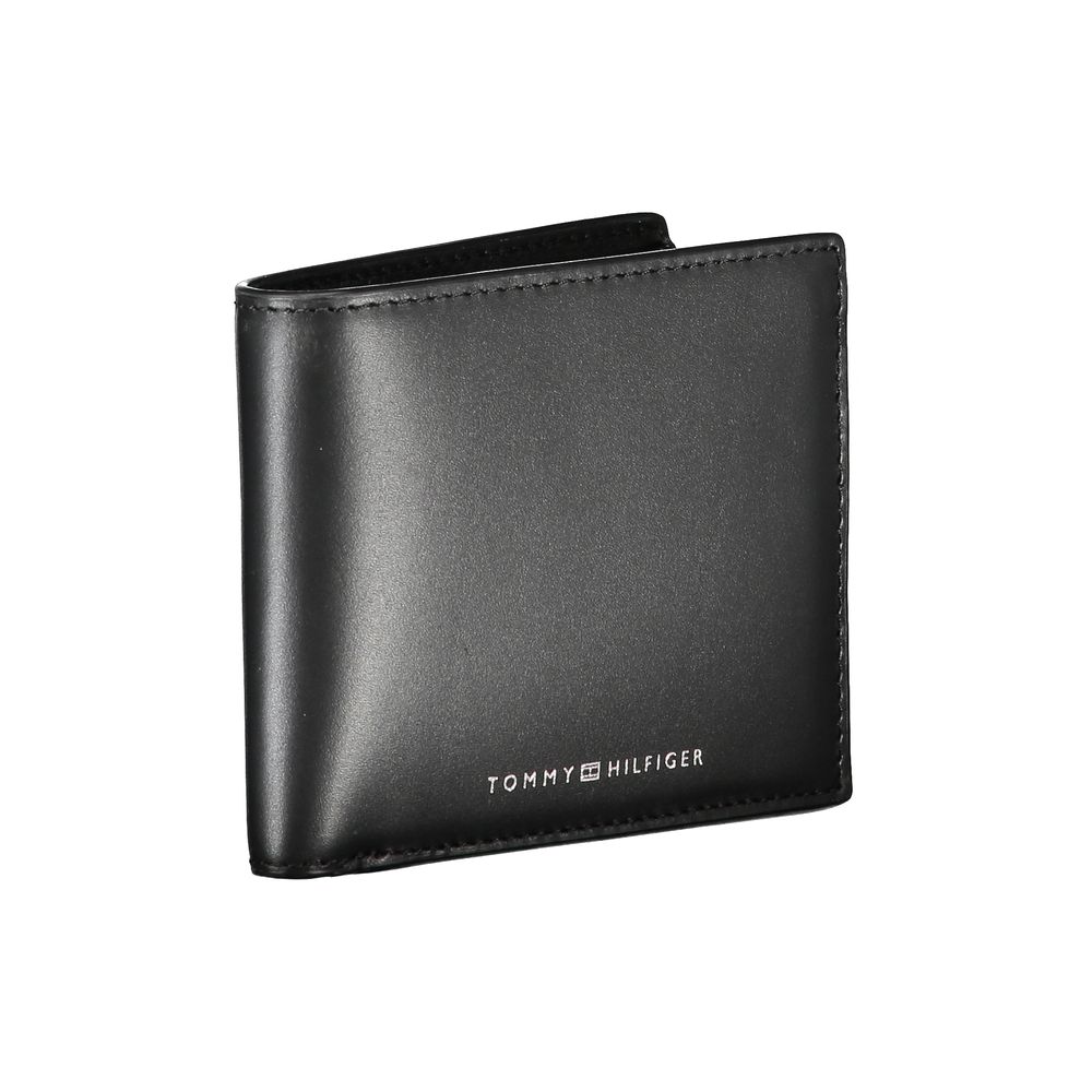 Tommy Hilfiger Sleek Black Leather Wallet for the Modern Man -  Wallets for Men -  Tommy Hilfiger.