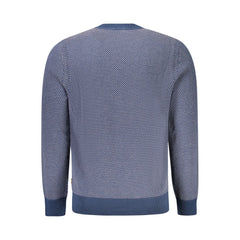 Hugo Boss Blue Cotton Men Sweater -   -  Hugo Boss.