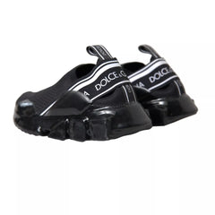 Dolce & Gabbana Black Sorrento Slip On Low Top Sneakers -   -  Dolce & Gabbana.